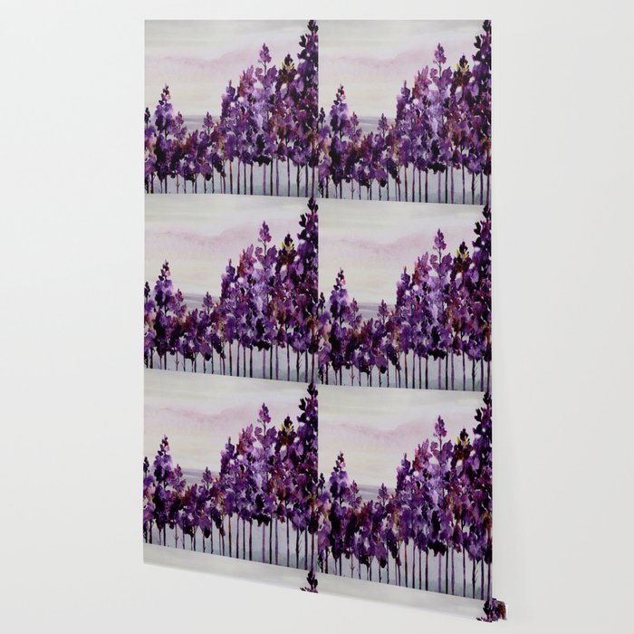 Purple Trees Wallpaper Gallery Image 2