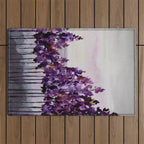 Purple Trees Outdoor Rug Gallery Image 1