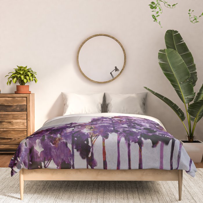 Purple Trees Comforter Gallery Image 3