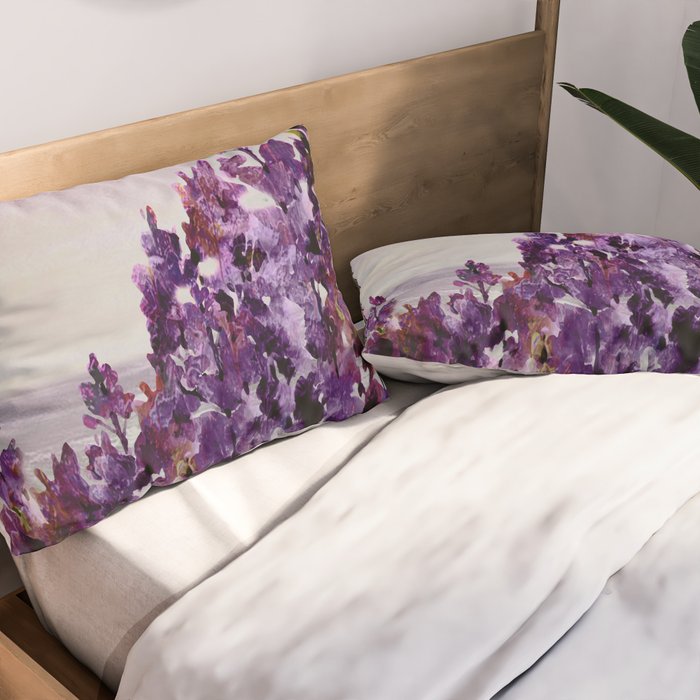 Purple Trees Pillow Sham Gallery Image 2