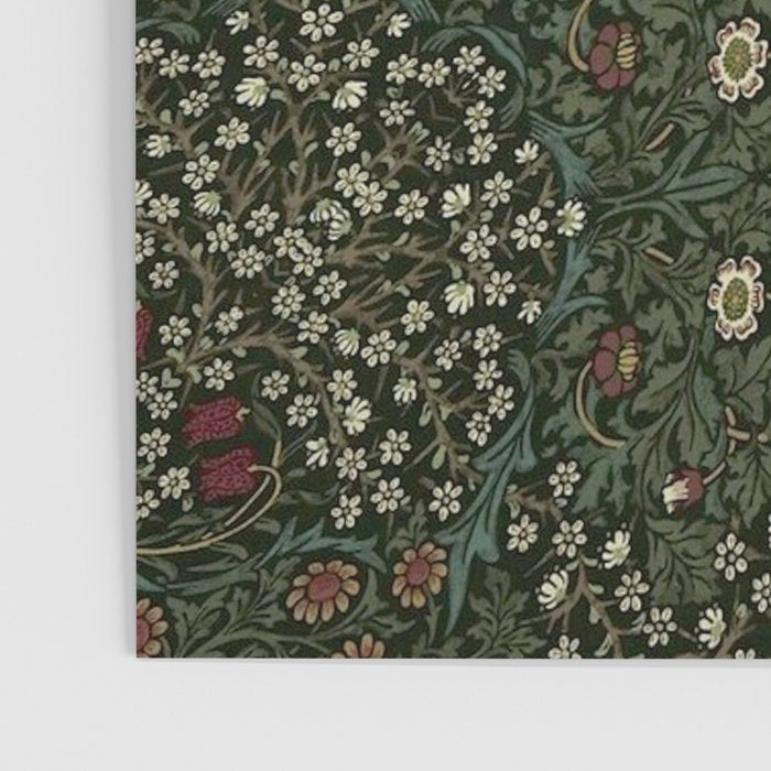 William Morris Dark Floral Poster Gallery Image 3