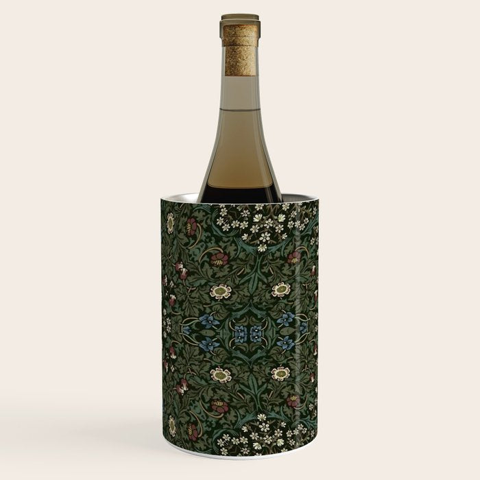 William Morris Dark Floral Wine Chiller Gallery Image 3