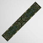 William Morris Dark Floral Table Runner Gallery Image 3