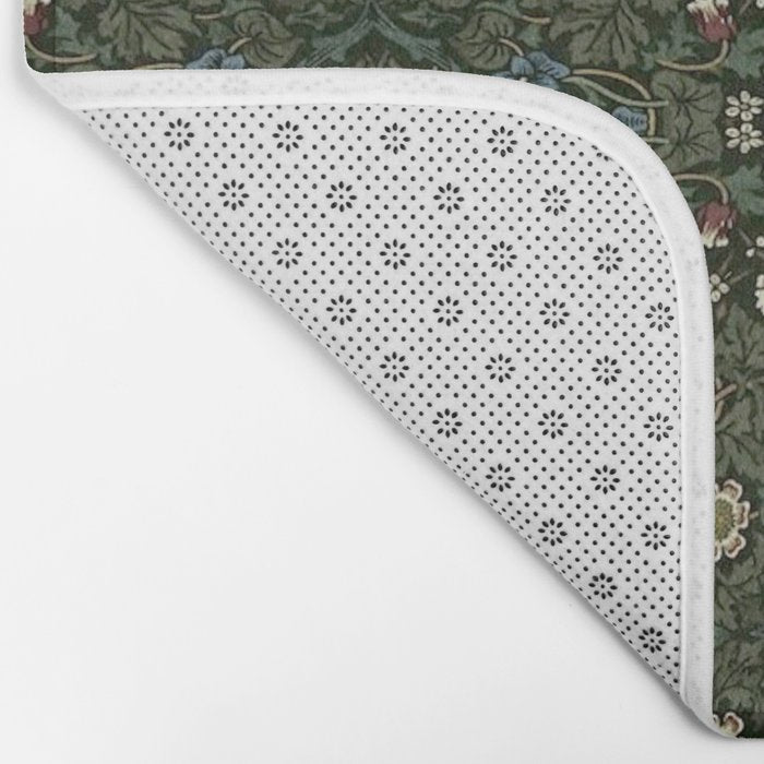 William Morris Dark Floral Bath Mat Gallery Image 2