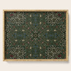 William Morris Dark Floral Serving Tray Gallery Image 1
