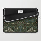 William Morris Dark Floral Laptop Sleeve Gallery Image 2