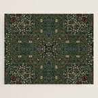 William Morris Dark Floral Jigsaw Puzzle Gallery Image 1