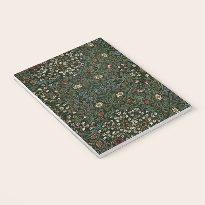 William Morris Dark Floral Notebook Gallery Image 3