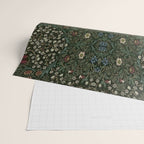William Morris Dark Floral Wrapping Paper Gallery Image 2
