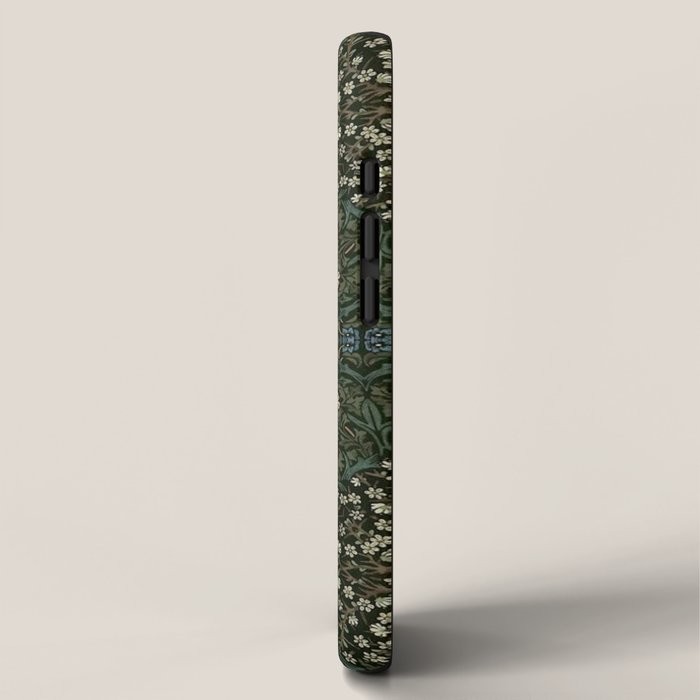 William Morris Dark Floral iPhone Case Gallery Image 2