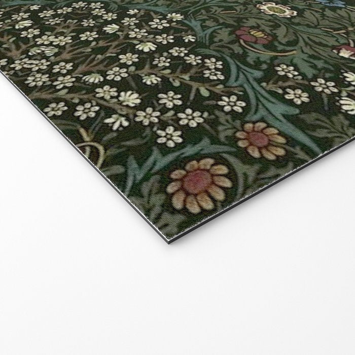 William Morris Dark Floral Welcome Mat Gallery Image 2