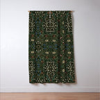 William Morris Dark Floral Window Curtain Gallery Image 3