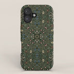 William Morris Dark Floral iPhone Case Gallery Image 1