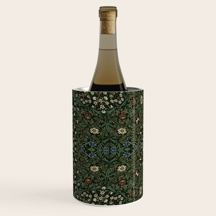 William Morris Dark Floral Wine Chiller Gallery Image 2
