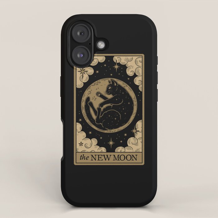 The New Moon - Dark Background iPhone Case Gallery Image 1