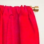 Cerulean Blue Red  Window Curtain Gallery Image 2
