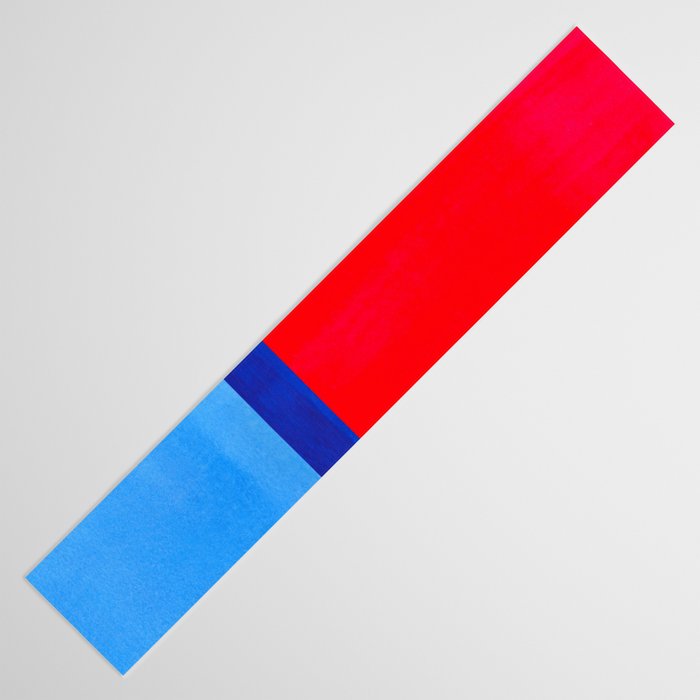 Cerulean Blue Red  Table Runner Gallery Image 3