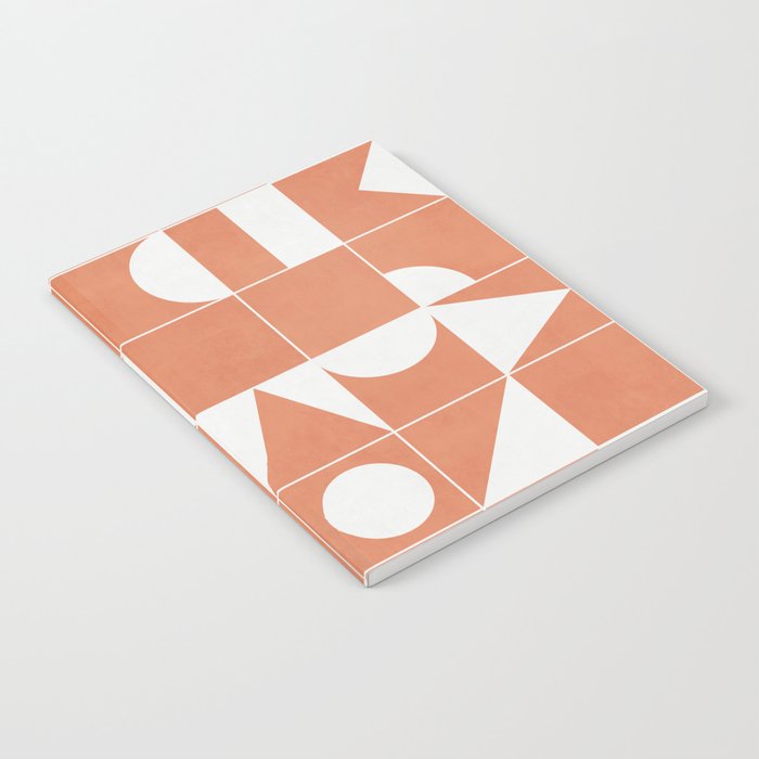 My Favorite Geometric Patterns No.14 - Coral Notebook Gallery Image 1