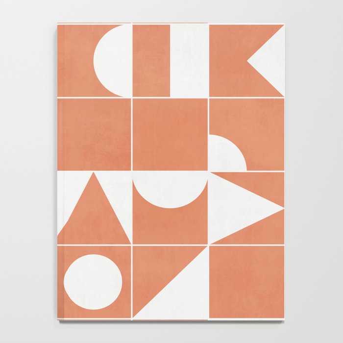 My Favorite Geometric Patterns No.14 - Coral Notebook Gallery Image 4