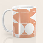 My Favorite Geometric Patterns No.14 - Coral Coffee Mug Gallery Image 3