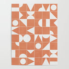 My Favorite Geometric Patterns No.14 - Coral Poster Gallery Image 4