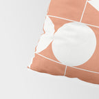 My Favorite Geometric Patterns No.14 - Coral Pillow Sham Gallery Image 4