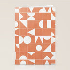 My Favorite Geometric Patterns No.14 - Coral Stationery Card Gallery Image 2