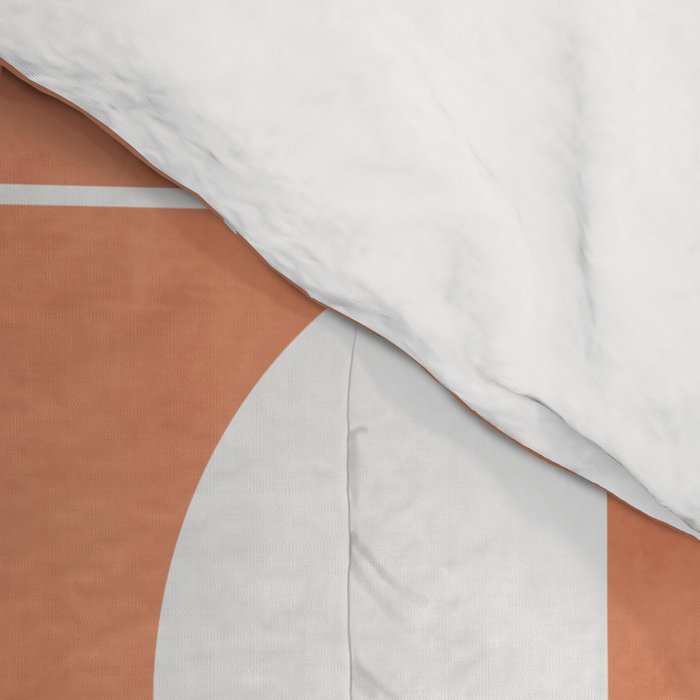 My Favorite Geometric Patterns No.14 - Coral Comforter Gallery Image 4