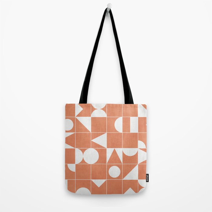 My Favorite Geometric Patterns No.14 - Coral Tote Bag Gallery Image 2