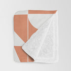 My Favorite Geometric Patterns No.14 - Coral Throw Blanket Gallery Image 3