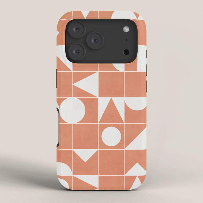 My Favorite Geometric Patterns No.14 - Coral iPhone Case Gallery Image 3