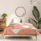 My Favorite Geometric Patterns No.14 - Coral Comforter Gallery Image 3