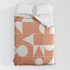 My Favorite Geometric Patterns No.14 - Coral Duvet Cover Gallery Image 6