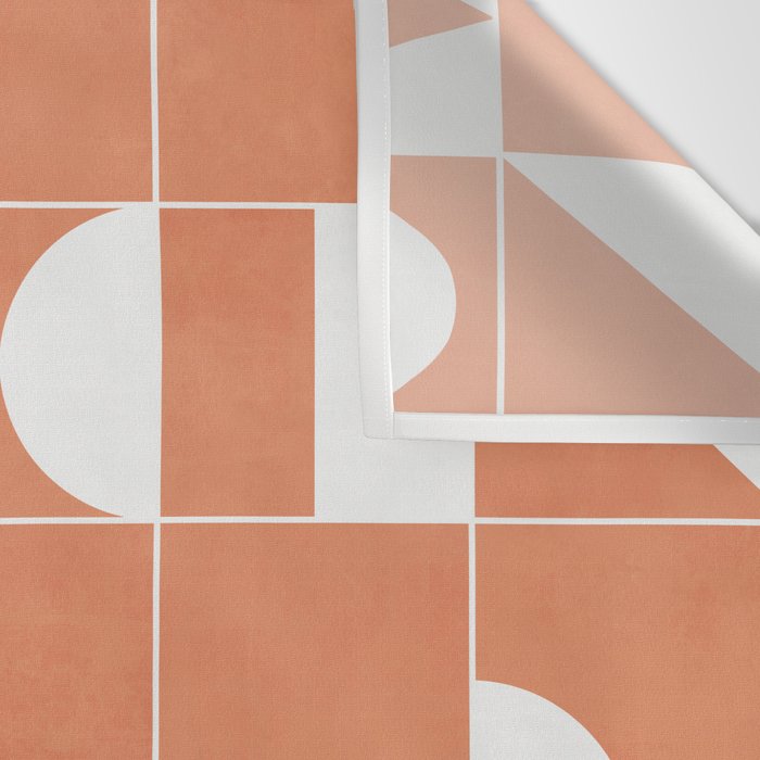 My Favorite Geometric Patterns No.14 - Coral Wall Tapestry Gallery Image 3