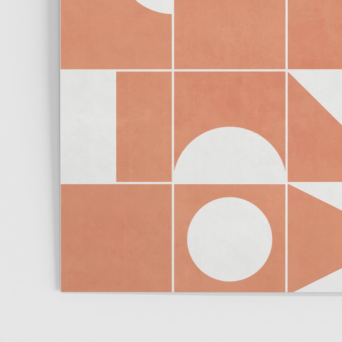 My Favorite Geometric Patterns No.14 - Coral Poster Gallery Image 3