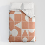 My Favorite Geometric Patterns No.14 - Coral Comforter Gallery Image 6