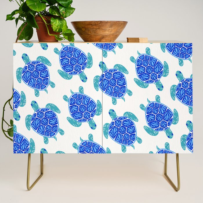 Sea Turtle - Blue Palette Credenza Gallery Image 1
