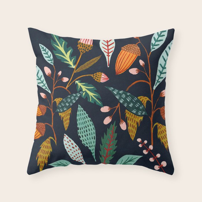 Fall Leaves Throw Pillow Gallery Image 6