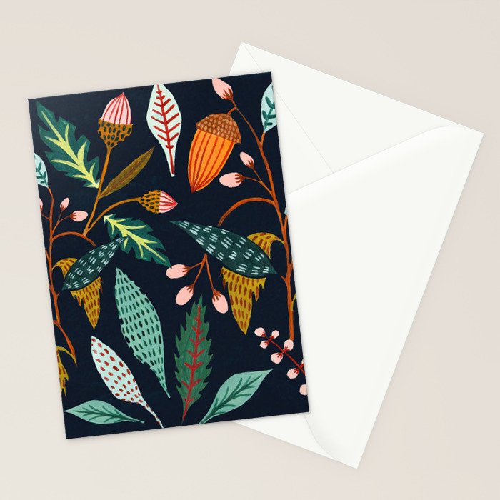 Fall Leaves Stationery Card Gallery Image 2