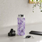 Mermaid Scales, Aesthetic Purple Water Bottle Gallery Image 4
