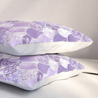 Mermaid Scales, Aesthetic Purple Pillow Sham Gallery Image 3