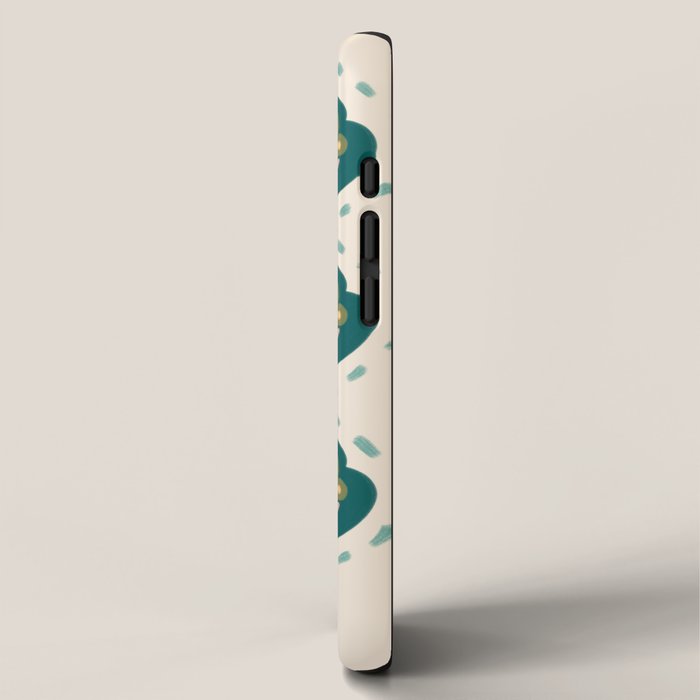 Block-Print Floral iPhone Case Gallery Image 2