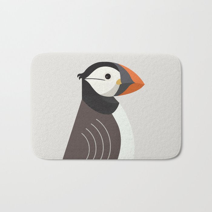 Whimsy Atlantic Puffin Bath Mat Gallery Image 1