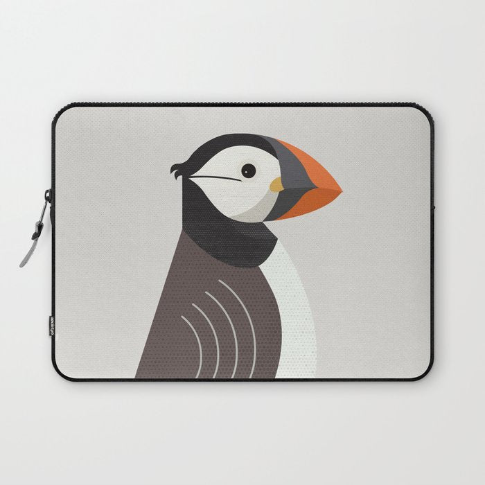 Whimsy Atlantic Puffin Laptop Sleeve Gallery Image 1
