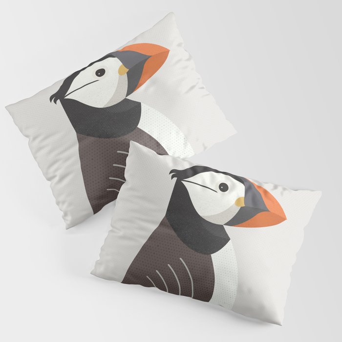 Whimsy Atlantic Puffin Pillow Sham Gallery Image 3