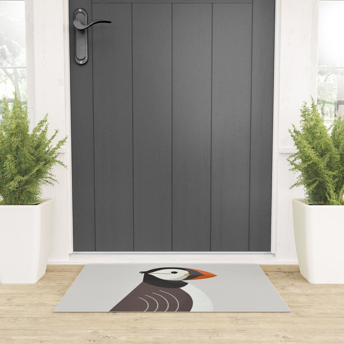 Whimsy Atlantic Puffin Welcome Mat Gallery Image 3