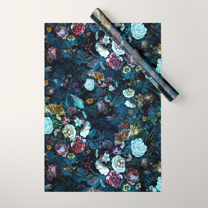 Blue Moon Wrapping Paper