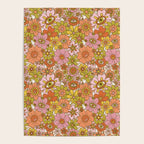 Spooky Groovy Flower Print Poster Gallery Image 4