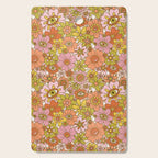 Spooky Groovy Flower Print Cutting Board Gallery Image 1