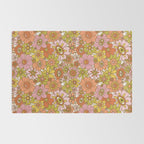 Spooky Groovy Flower Print Rug Gallery Image 2